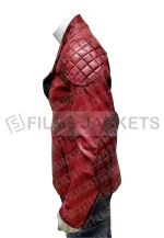 premiere of batman v superman ezra miller red jacket