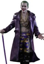 purple joker trench coat