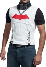 red hood jacket vest