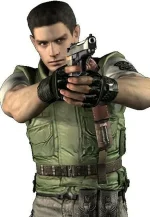 resident chris redfield stars vest