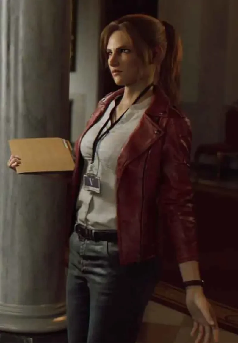 resident evil infinite darkness biker leather jacket