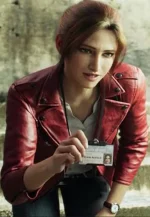 resident evil infinite darkness claire redfield leather jacket