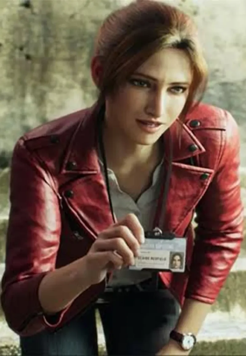 resident evil infinite darkness claire redfield leather jacket