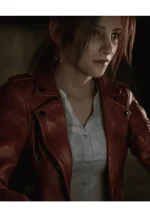 resident evil infinite darkness claire redfield red leather jacket