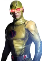 reverse flash leather jacket