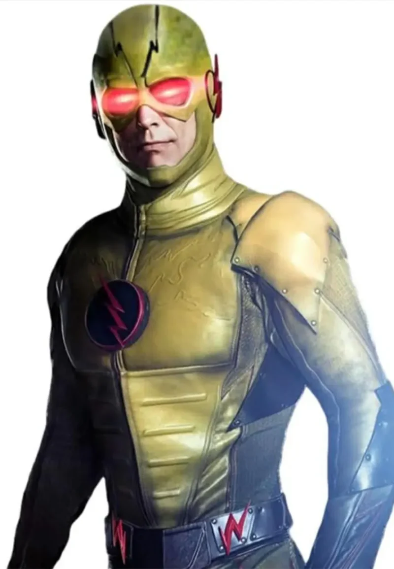 reverse flash leather jacket
