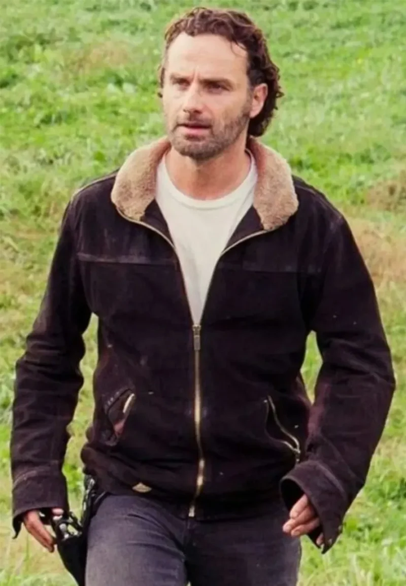rick walking dead jacket