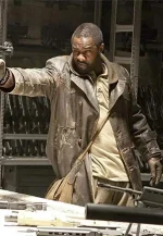 rider idris elba brown leather coat