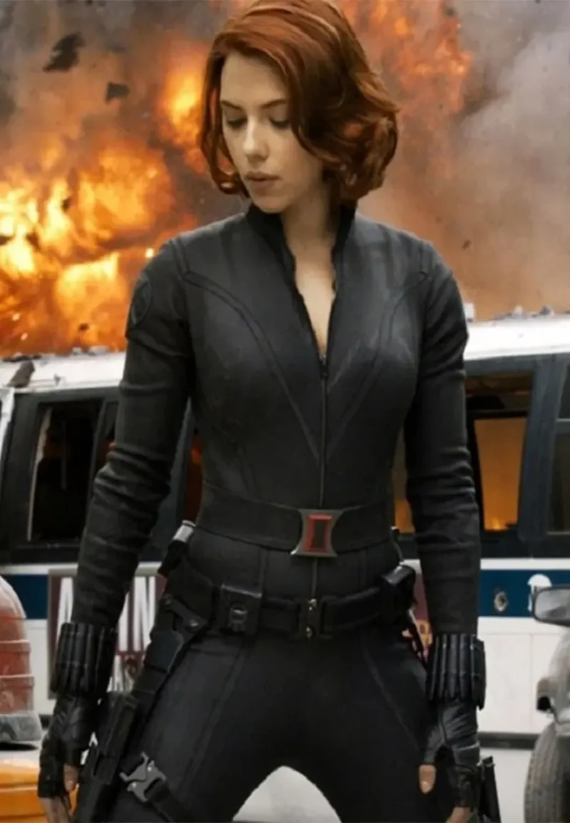 scarlett johansson black widow jacket
