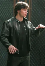 smallville black leather jacket