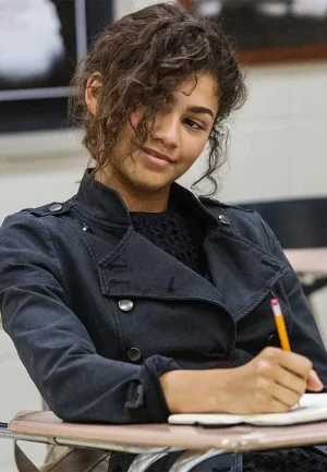 spider-man far from home zendaya black jacket
