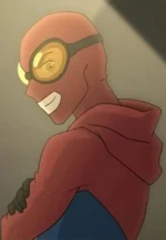 spider man red and blue hoodie