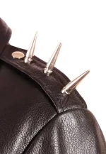 spiked leather jacket
