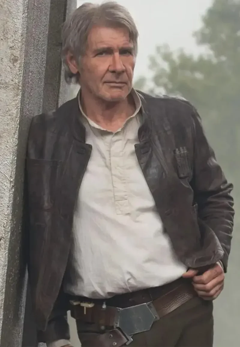 star wars the force awakens han solo leather jacket