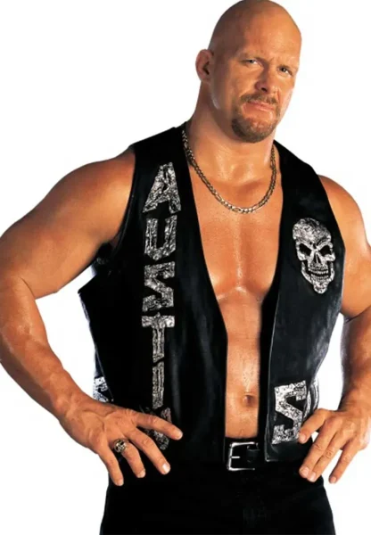 stone cold steve austin leather vest