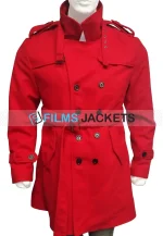 street wear double breasted coat