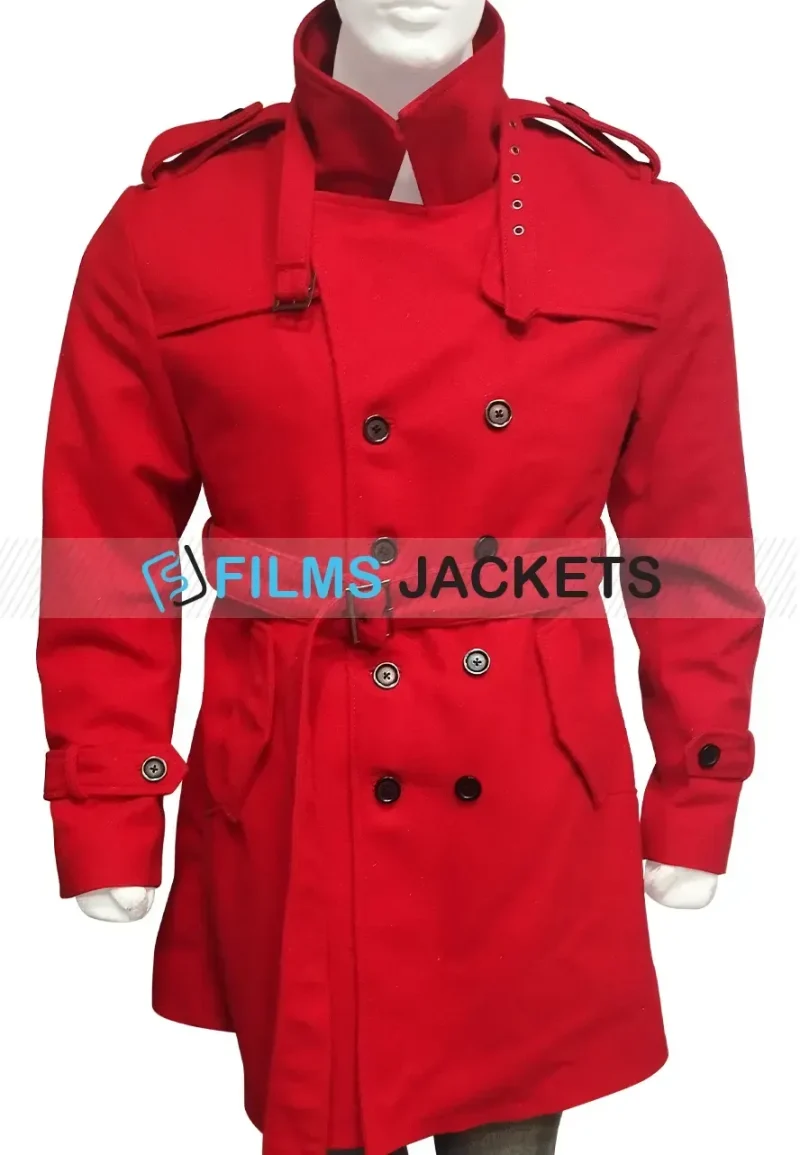 street wear double breasted coat
