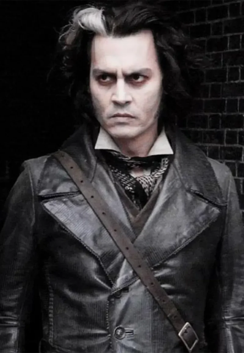 sweeney todd leather coat