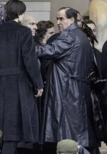 the batman the penguin leather coat