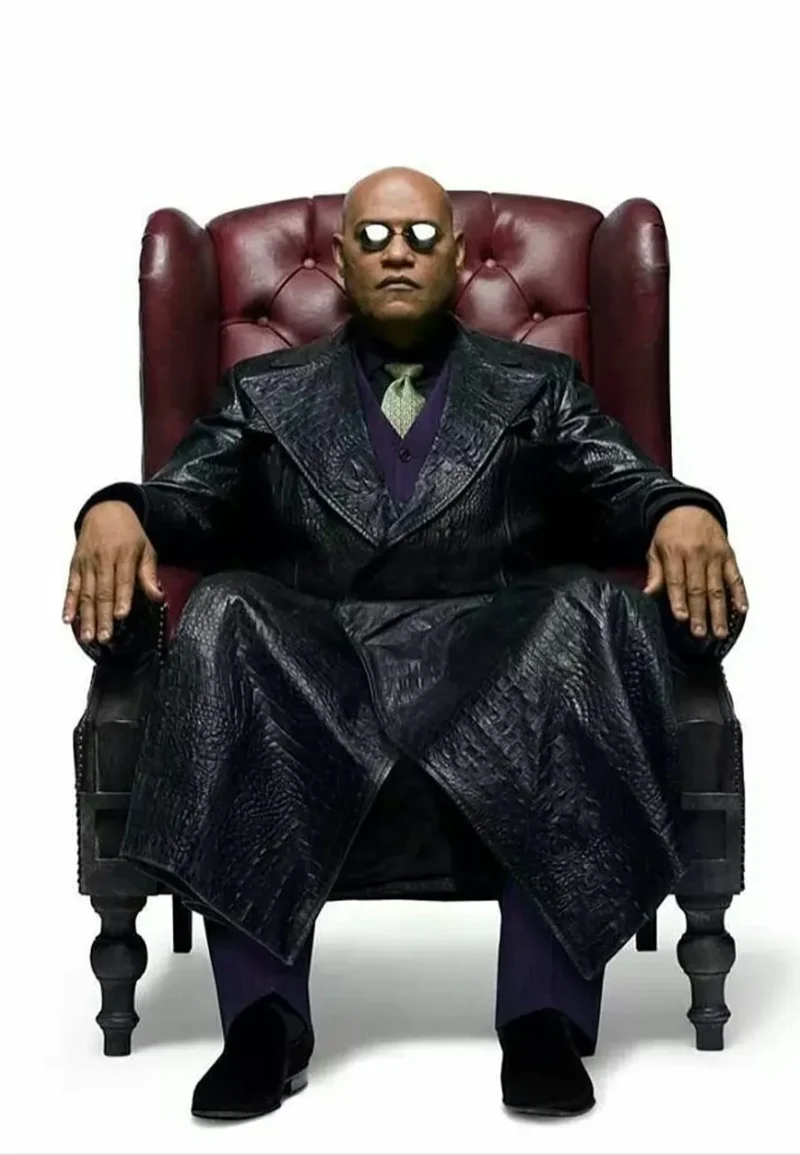 the matrix leather coat
