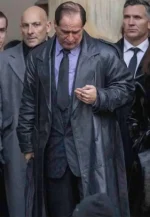 the penguin oz cobb leather coat
