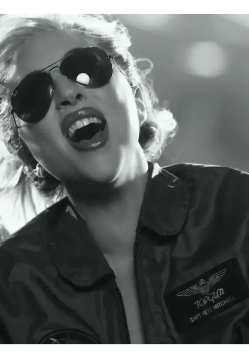 top gun maverick lady gaga jacket