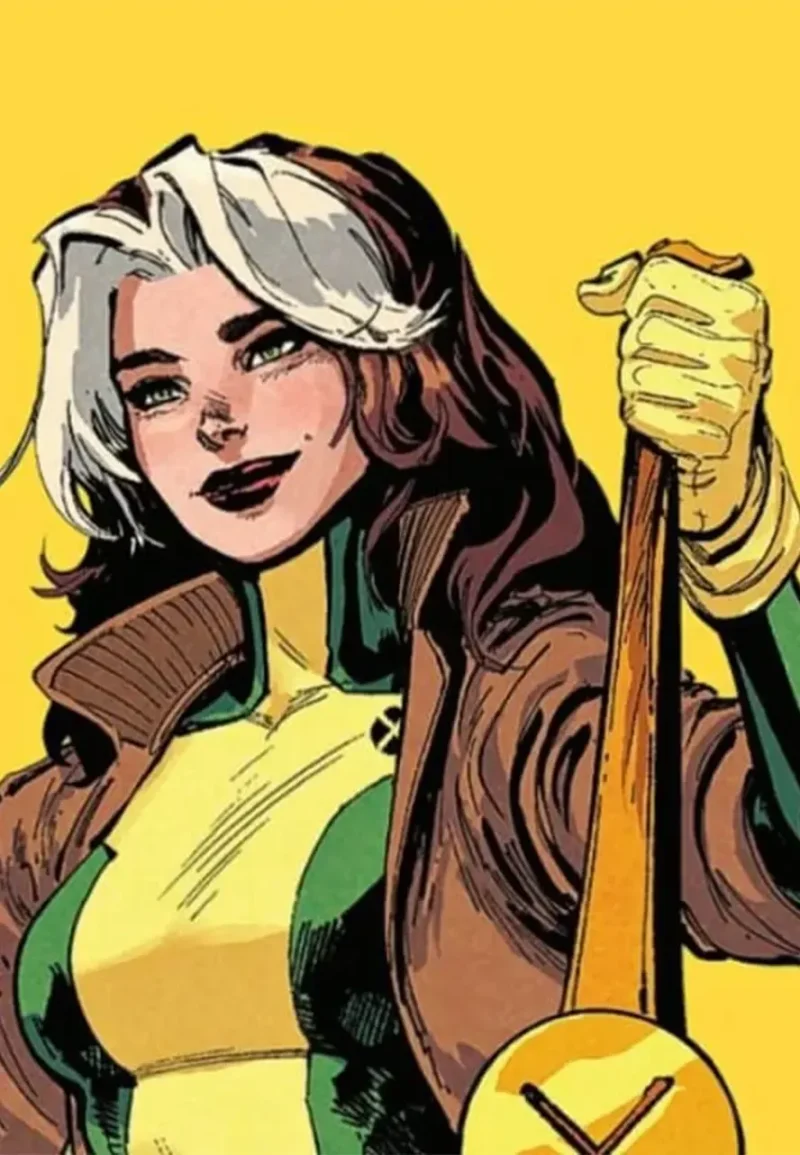uncanny x men rogue brown leather jacket