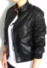 vampire diaries nina dobrev leather jacket