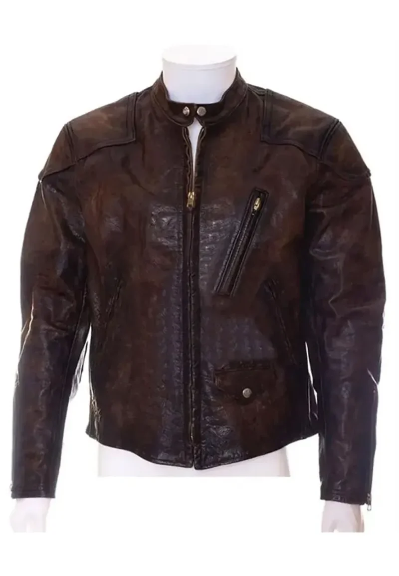 venom tom hardy cafe racer leather jacket