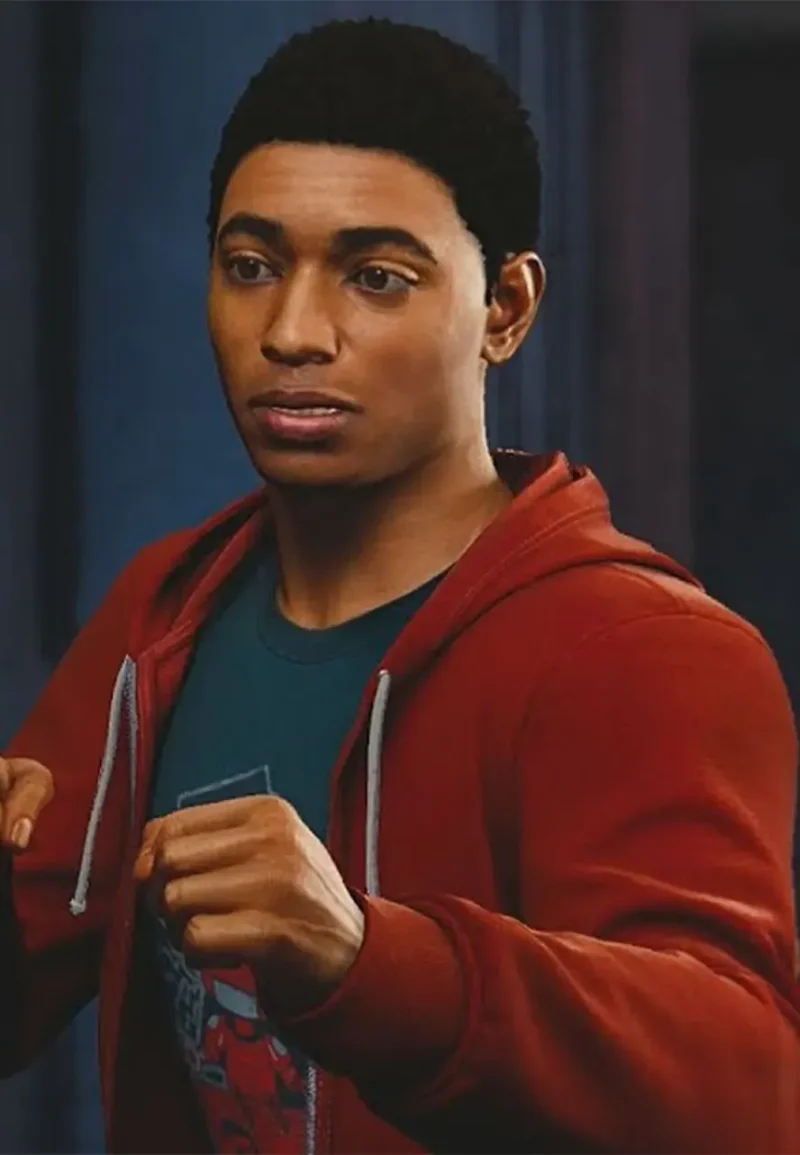 video game spider man ps4 miles morales hoodie
