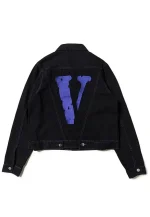vlone jean purple jacket