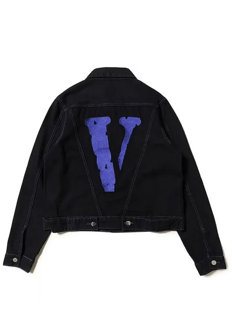vlone jean purple jacket
