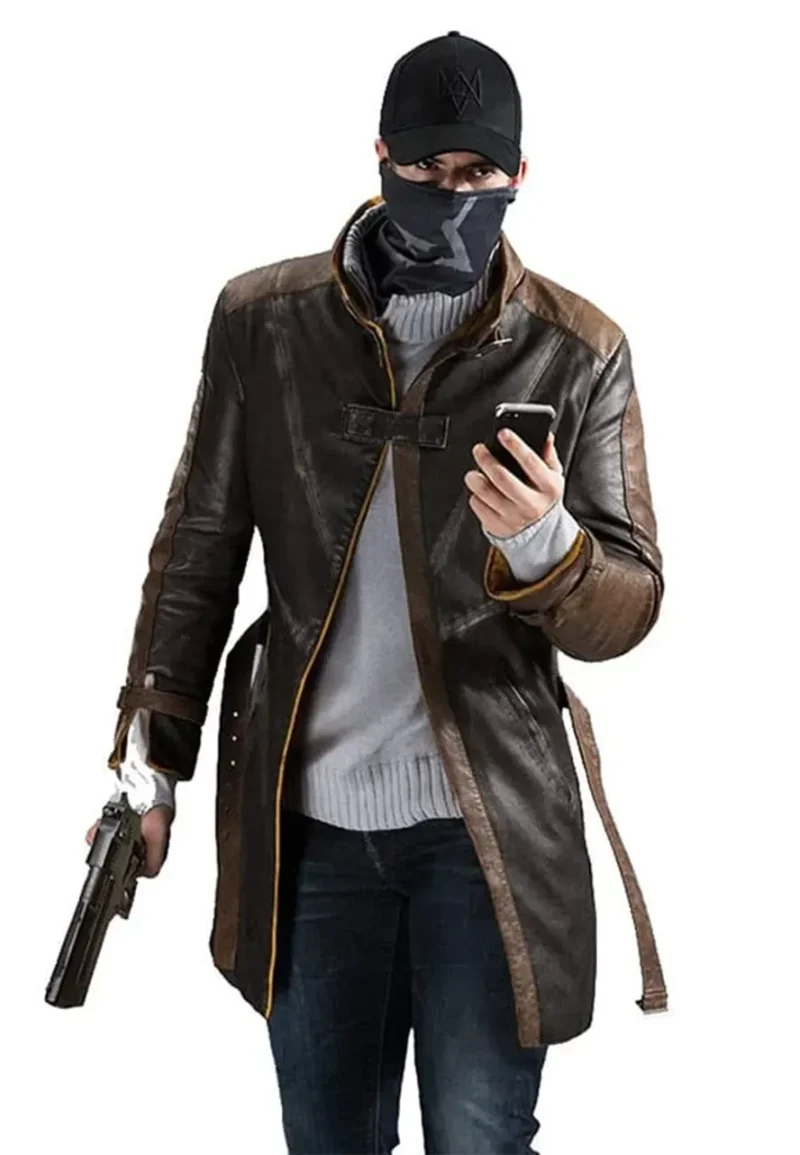 watch dogs aiden pearce leather coat