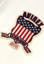 white avirex leather jackets