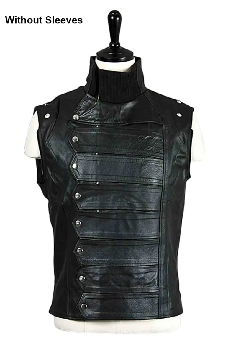 winter soldier leather vest