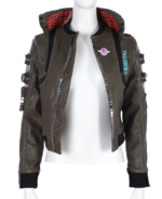 cyberpunk 2077 brown leather jacket