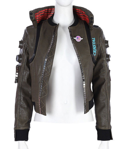 cyberpunk 2077 brown leather jacket