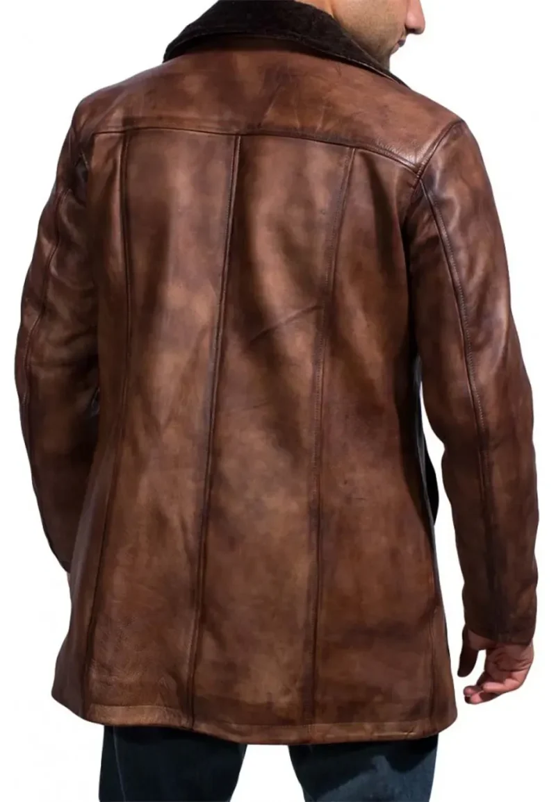 x men wolverine brown coat