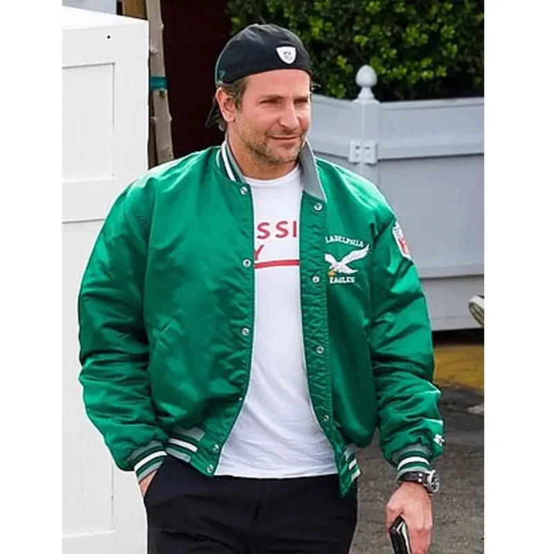 bradley cooper philadelphia eagles bomber jacket