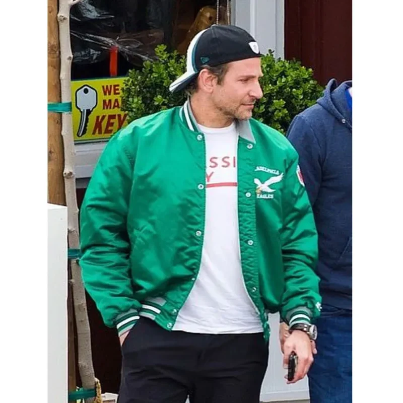 bradley cooper philadelphia eagles green jacket
