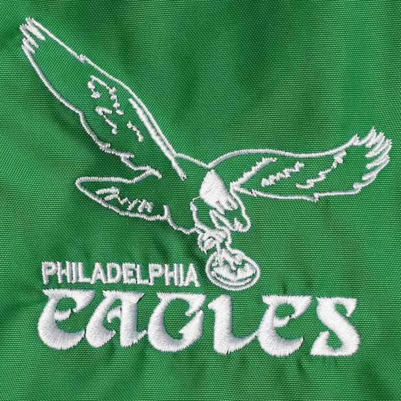 eagles throwback starter jacket