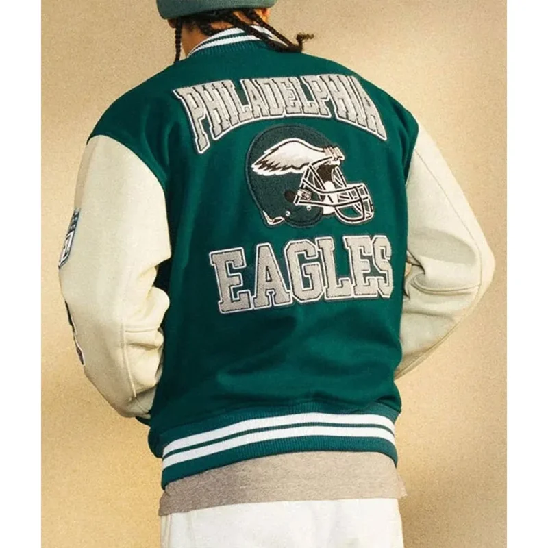 eagles varsity jacket womens