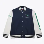 fleece varsity jacket