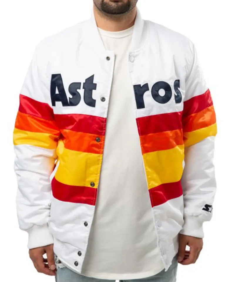 houston astros white jacket