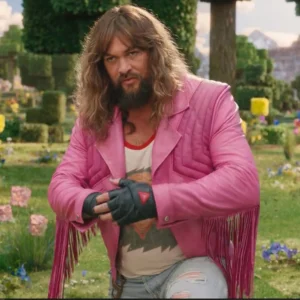 garbage man pink jacket