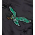 philadelphia eagles satin jacket