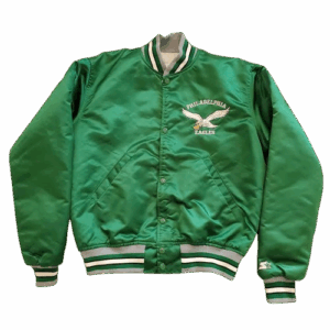 philadelphia eagles satin jacket