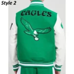 retro classic philadelphia eagles jacket
