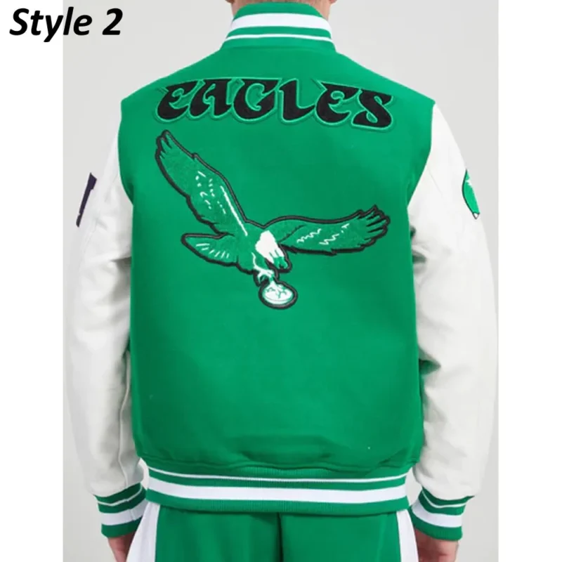 retro classic philadelphia eagles jacket