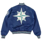 90s mariners satin starter jacket